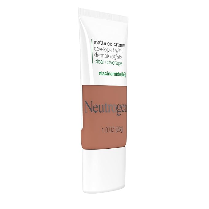 NEUTROGENA Clear Coverage Color Correcting Cream . 8.0 / Amber 1.0 oz