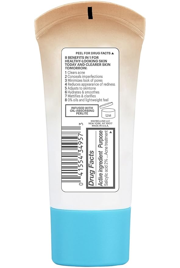 Maybelline Dream Pure Skin Clearing BB Cream, 8-in-1