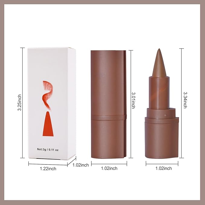 Erinde 2-in-1 Lip Liner and Lipstick Lip Combo Set, Matte Nude Dark Brown Red Lip Liner Creamy Lip Pencil Crayon, High Pigmented Long lasting Lipstick Makeup, 06# Coffee Bean