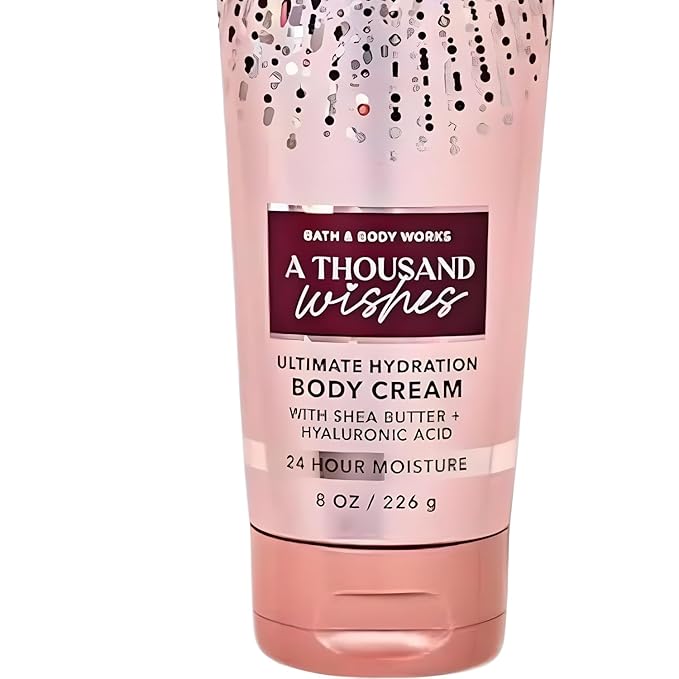 Bath & Body Works A Thousand Wishes Ultimate Hydration Body Cream, 8 Ounce