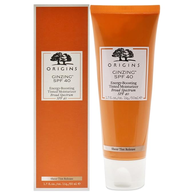Origins GinZing SPF 40 Energy-Boosting Tinted Moisturizer,1.7 Fl of 1)