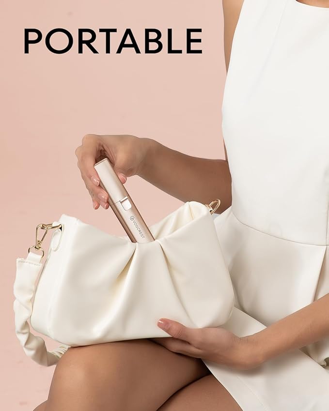 Rechargeable Facial Hair Removal for Women: 2-in-1 Electric Eyebrow and Facial Hair Removal Device - Suitable for eyebrows chin cheeks Features a built-in LED light