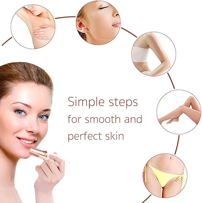 Facial Hair Remover Replacement Heads Gen 2 Double Ring Compatible with Flawless Facial Hair Removal Tool Generation 2