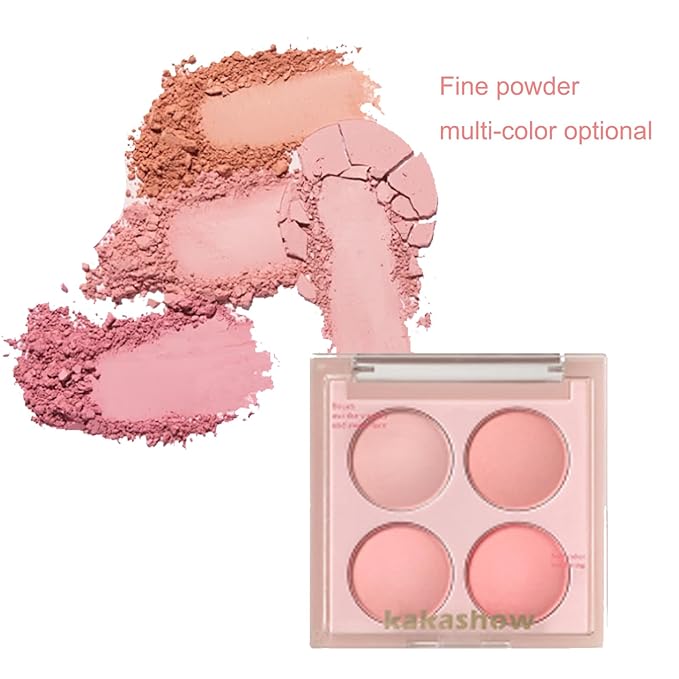 Matte Blush Powder Palette, Blending Mood Cheek, 4 1.84 ounces)