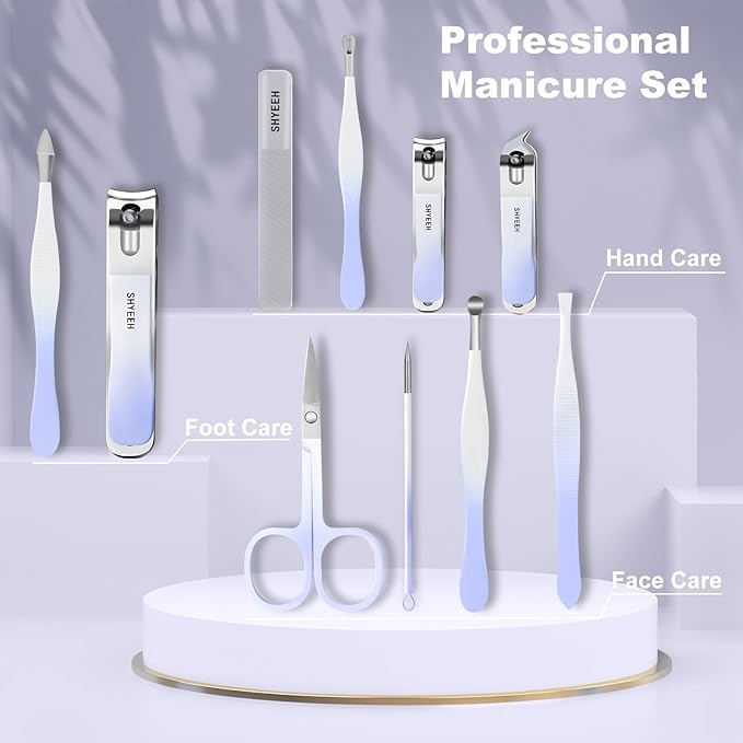Manicure Set, 10 pcs High-Carbon