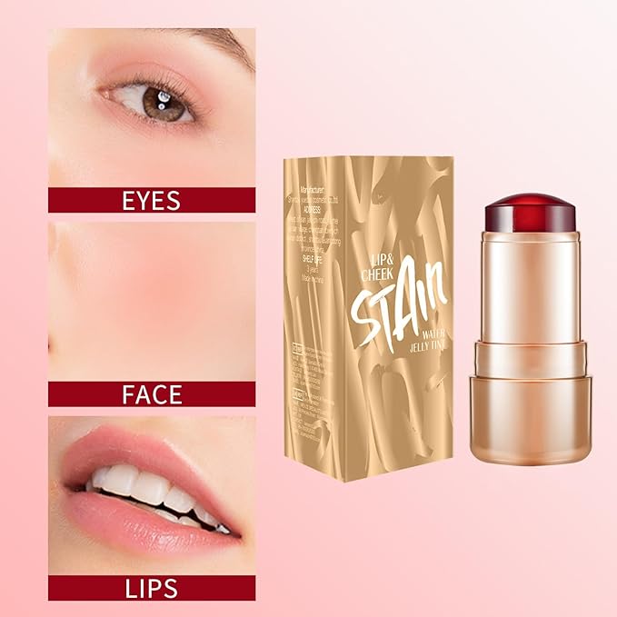 2pcs Jelly Blush Stick, Multi-purpose Lip and Cheek