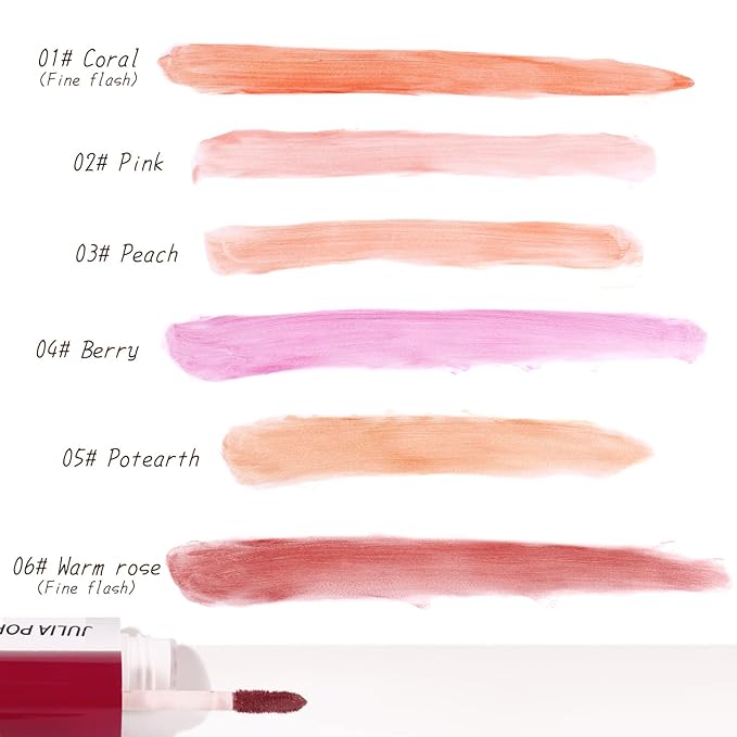 AKARY Velvet Mousse Liquid Blush Makeup for Cheeks, (04 Berry)