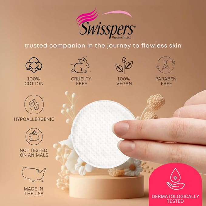 Swisspers premium exfoliating rounds, 2