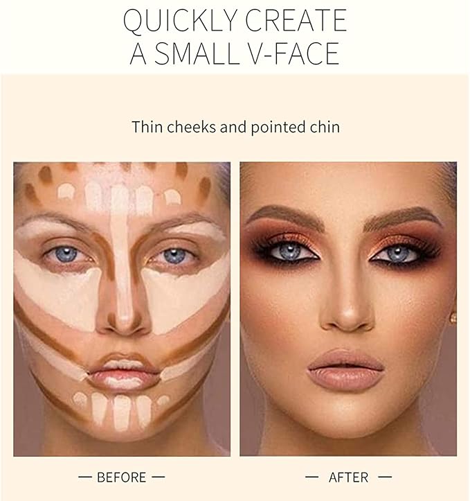 Double-End Contour Highlighter Stick Contour Stick, Face Highlighter,