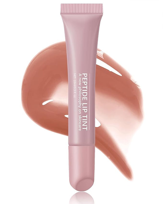 Tinted Lip Balm-1Pcs Rose Gray Peptide Hydrating Lip