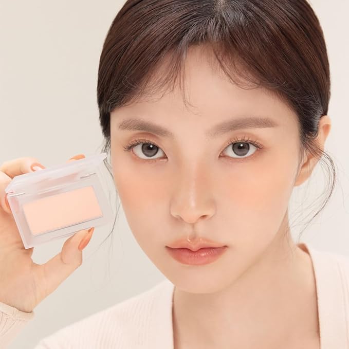 BBIA Ready To Wear Powder Cheek Blush 3 Color – Buildable & Blendable Soft Blush for Cheeks, Matte & Shimmery Finish, Lightweight, Long-Lasting, Vegan, Korea Face Makeup, 0.19oz (03 POWDER APRICOT)