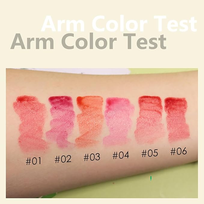 6 Color Lip Oil, Big Brush Head Hydrating Big