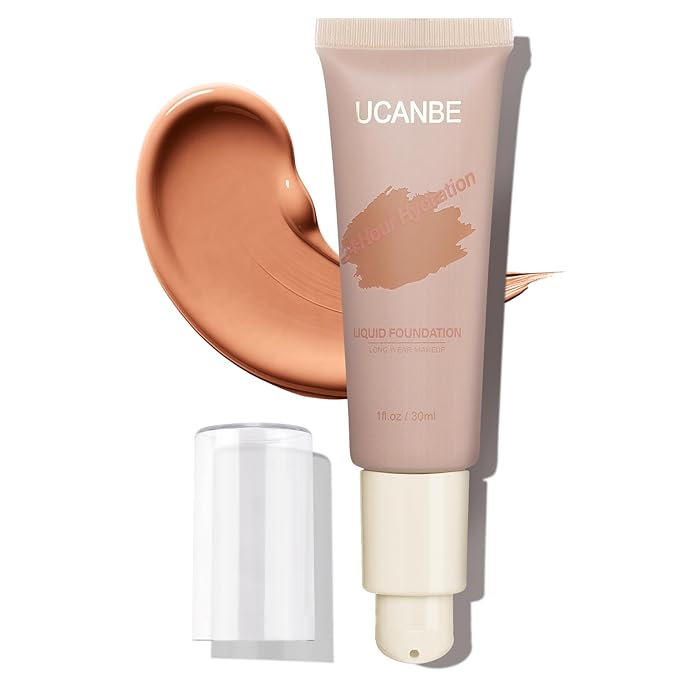 UCANBE Matte Liquid Foundation Makeup, Medium to Full fl. oz.
