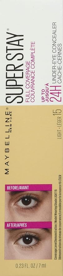 Maybelline New York Super Stay Full Coverage, Brightening, 0.23 Fl Oz