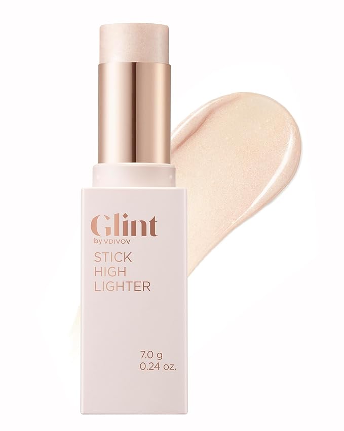 Glint Stick Highlighter (Dewy Moon, 0.24oz) - Multi-Use 0.24oz