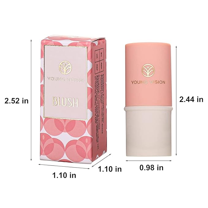 YOUNG VISION Stick Blush for Face Makeup, Cream Blush, 8054-01.…