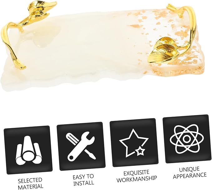 FOMIYES 2pcs Nail Palette Vintage Nail Plate White