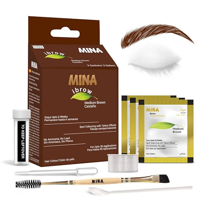 MinaiBrow Medium Brown Natural Brow