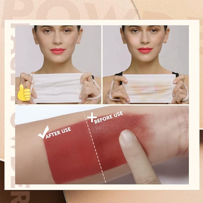 SACE LADY Face Pressed Powder Sets Makeup, Controls Cruelty-free, (#03) 0.35oz