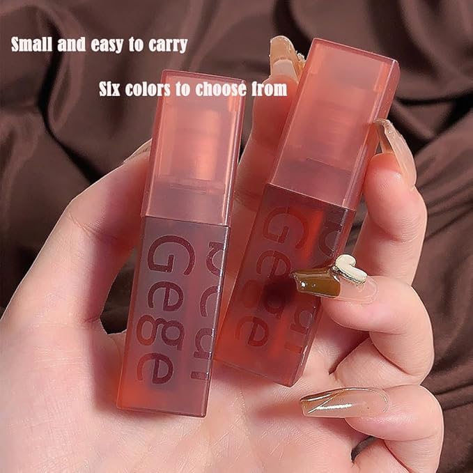 Smooth Luster Lip Glaze, Lightweight Moisturizing,High Impact Lip Color, Full Coverage Lip Makeup, Long Lasting Waterproof Moisturizer Lip Glaze (Caramel Brown Persimmon)