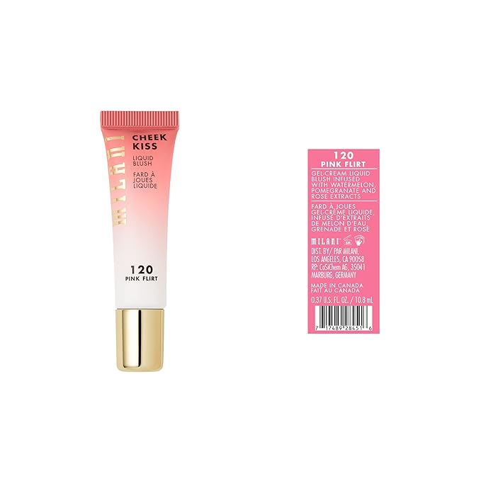 Milani Cheek Kiss Liquid Blush Makeup - Blendable