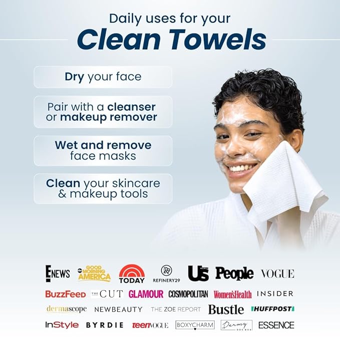 Clean Skin Club Clean Towels XL™, USDA Certified