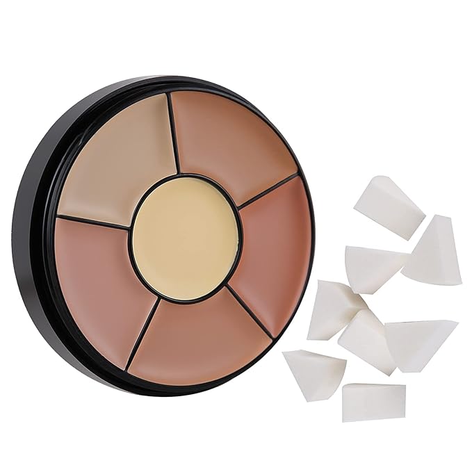 MEICOLY 6 Shades High Coverage Concealer,Tattoo Cover Palette,Cover