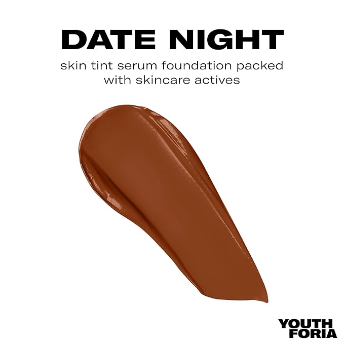 Youthforia Date Night Skin Tint Serum Foundation, Light-Medium Warm Undertones