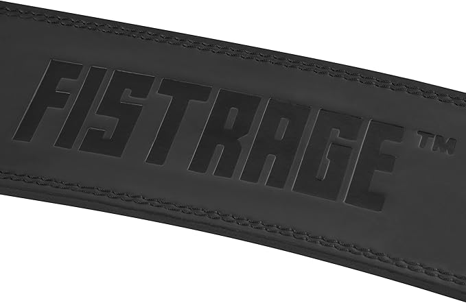 FISTRAGE Lever Buckle Weight Lifting Leather Black Belt