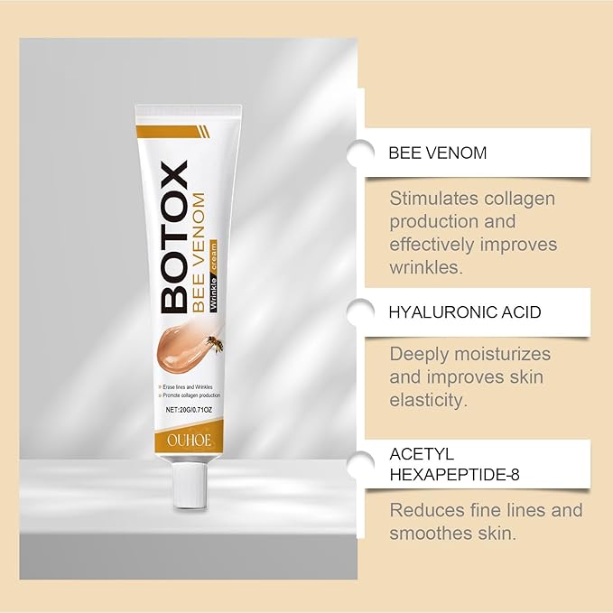 Botox Bee Venom Wrinkle Removal Cream,Anti-Aging Face for All Skin Type Wrinkle Removal & Firming Moisturiser Firming Cream (1)