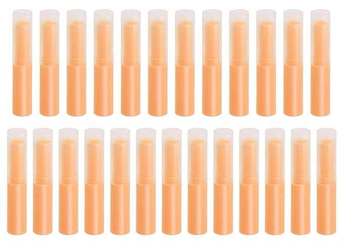 0.14oz Empty Flavored Lip Balm Container (Orange)