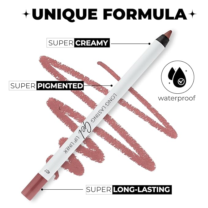 Lamel Matte Gel Lip Liner Pencil | Weightless&CreamyTexture Lip 7g