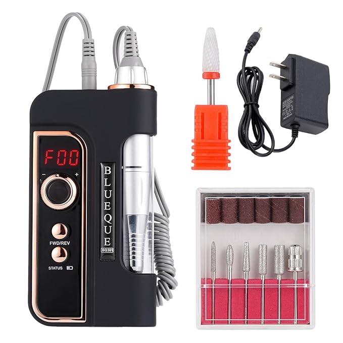 Rechargeable 35000rpm electric nail drill