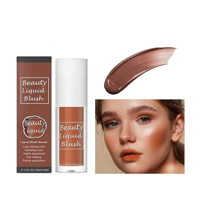 MAEPEOR Matte Liquid Blush 9 Colors Soft Cream (Color 02)