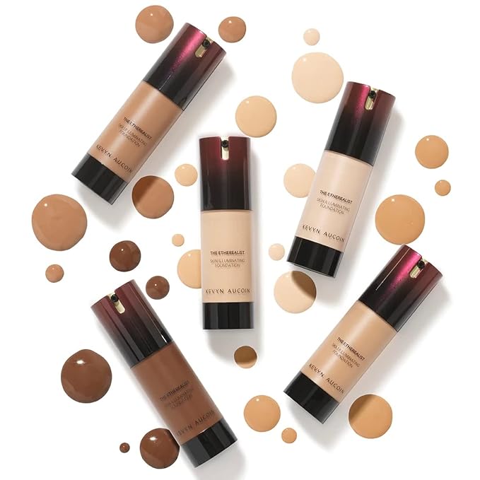 Kevyn Aucoin The Etherealist Skin Illuminating Foundation, EF natural look.