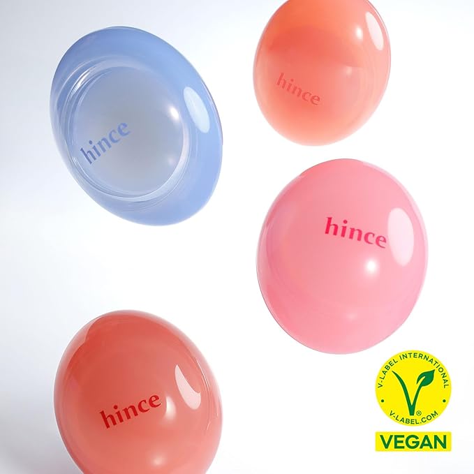 HINCE Raw Glow Dewy Ball - Tinted Lip Balm, Jelly Gloss Glow, Shine and Hydration, Lip & Blush Multiuse, Vegan, 0.12 oz. (13 colors) (HUG DEW)