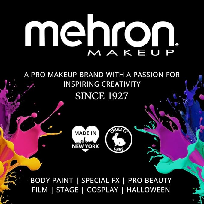 Mehron Makeup Foundation Greasepaint | Stage, Face Paint, 1.25 oz