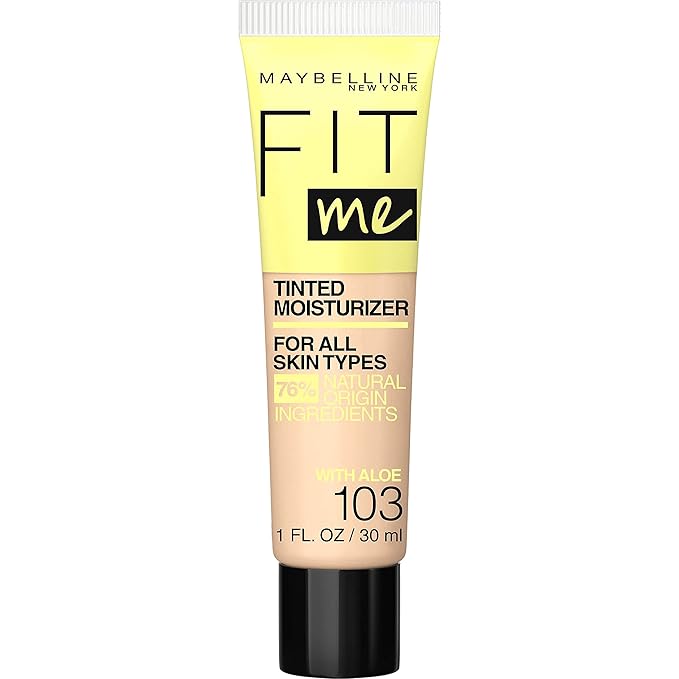 Maybelline Fit Me Tinted Moisturizer, Natural Coverage, Face 1 Count
