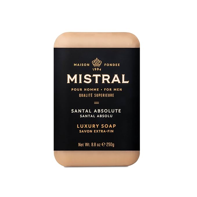 Mistral Bar Soap, Santal Absolute, Large Bar