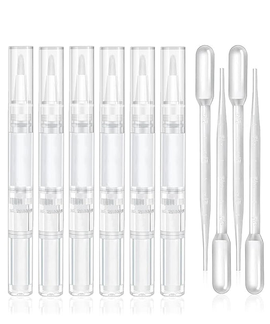 6 Pcs 3ml Empty Cuticle