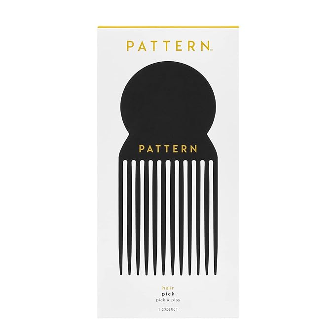 PATTERN Beauty by Tracee Ellis Ross Hair Pick, Great for Curlies, Colies and Tight-Textured Hair, 3a to 4c