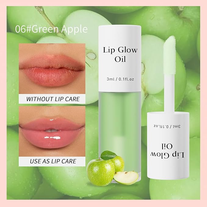 Korean Lip Oil - Fruity Flavor Lip Glow Glow