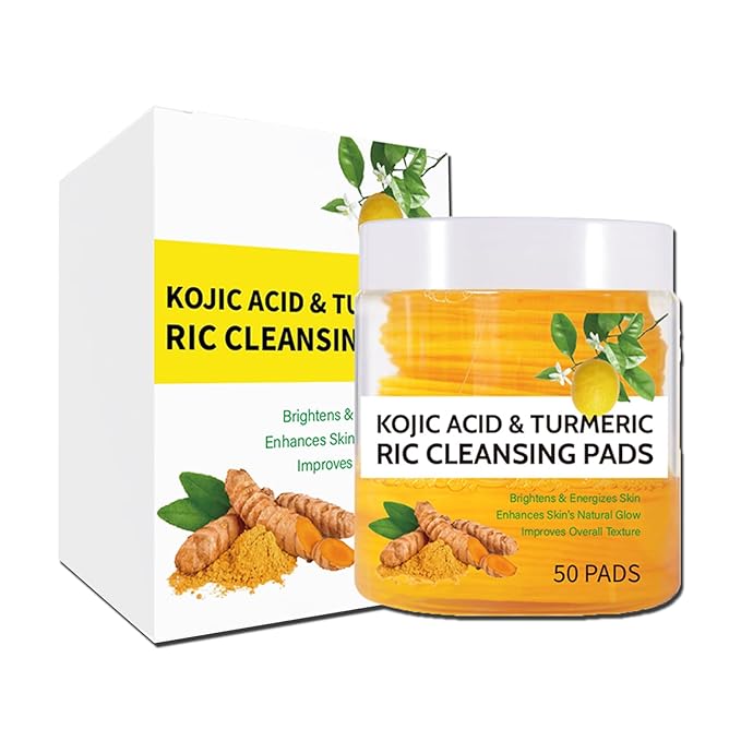 Turmeric kojic acid cleansing pads,