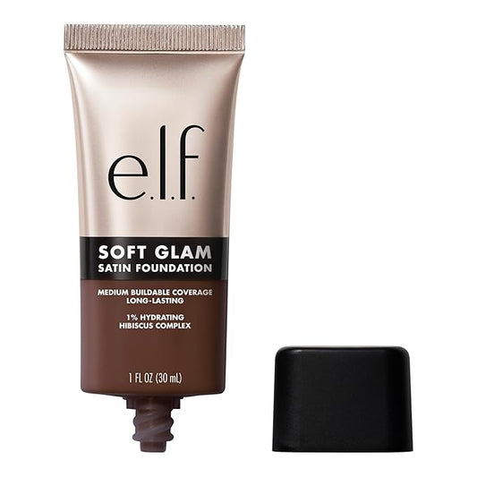 e.l.f. Soft Glam Foundation, Medium Coverage, Long-Lasting & Rich Cool