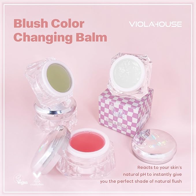 VIOLA HOUSE Color Changing Blusher for Cheeks, Moisturizing of 1)) 00 g