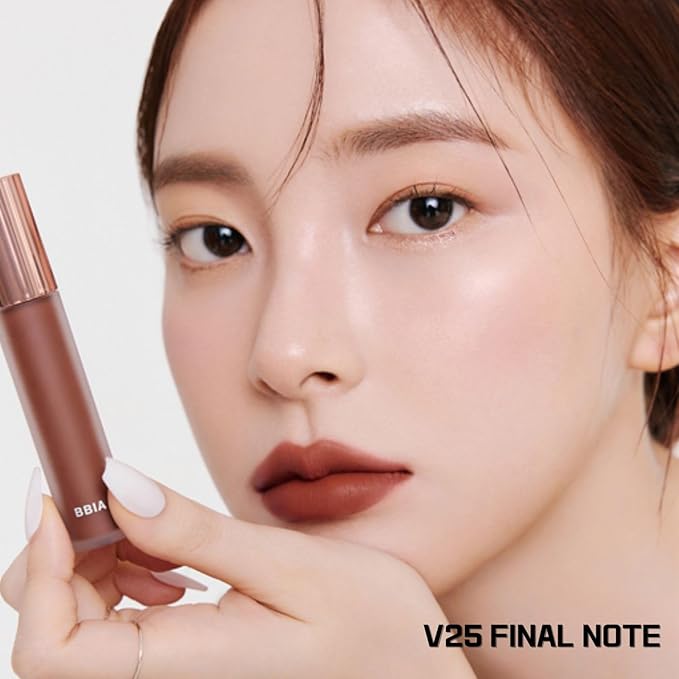 BBIA Last Velvet Tint - Soft & Creamy Matte Finish Lip Stain, Blur Effect with Velvety Texture, Long-Lasting, High Pigment, Lightweight, Non-Drying, Vegan, Korean Lip Makeup (V22 MELLOW NOTE)