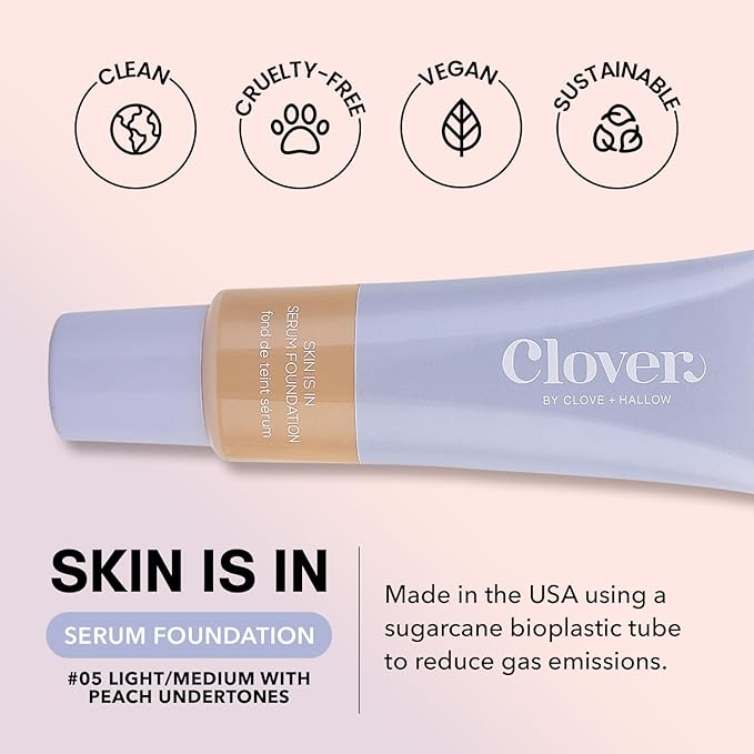 Clover Skin Is In Serum Foundation | Hydrating 30 ml