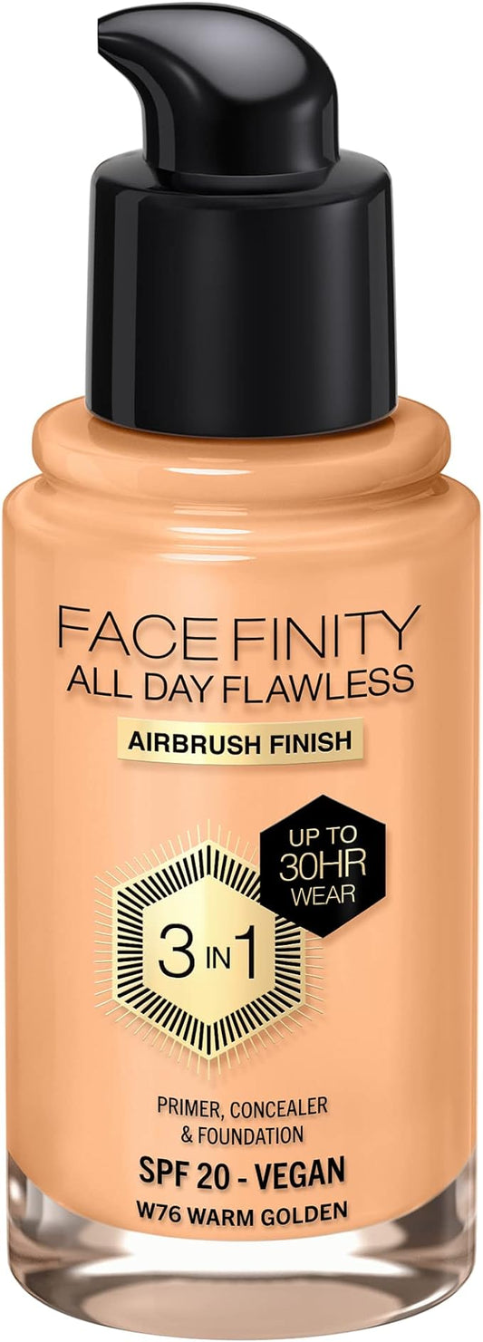 Max Factor Facefinity 3-in-1 All Day Flawless Liquid 30 ml