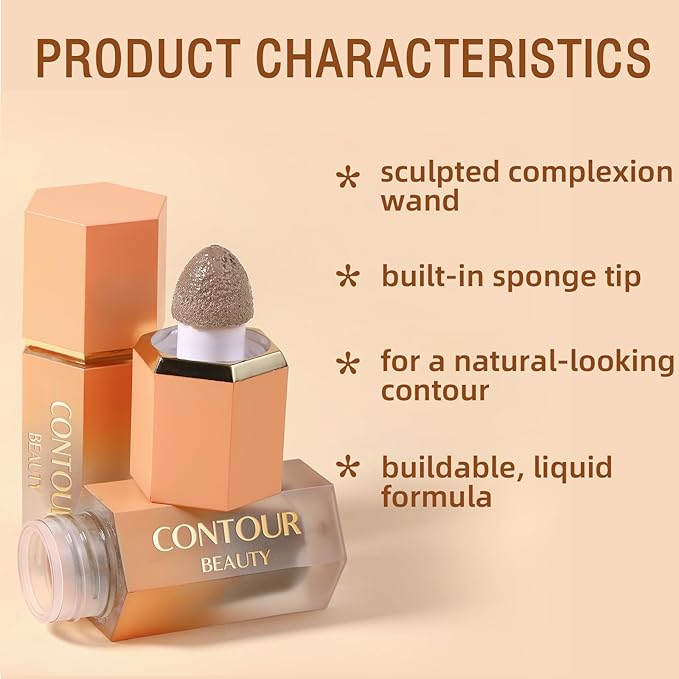 Liquid Contour Stick, Soft Cream Contour Makeup, Liquid