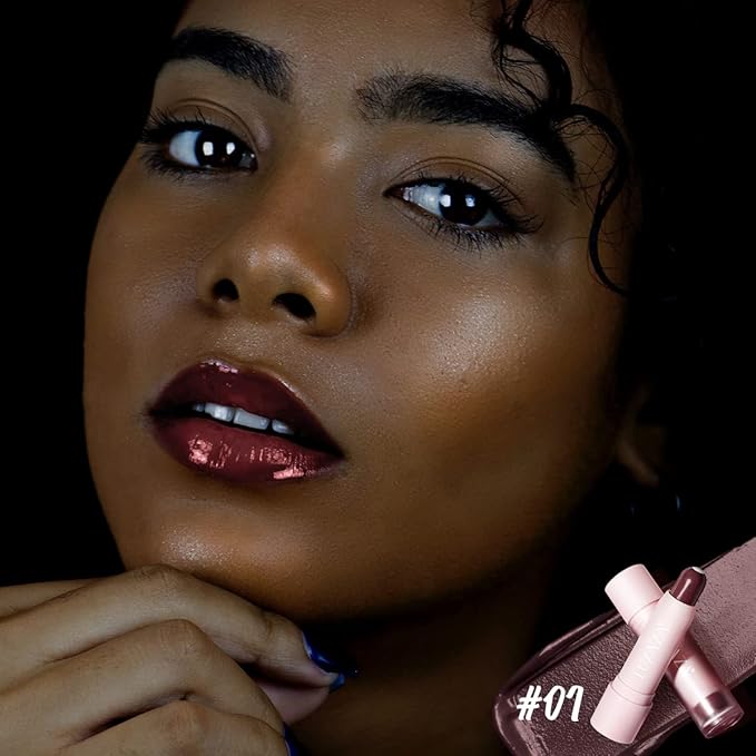 2PCS Tinted Lip Balm Chapstick Hydrating/Coloring